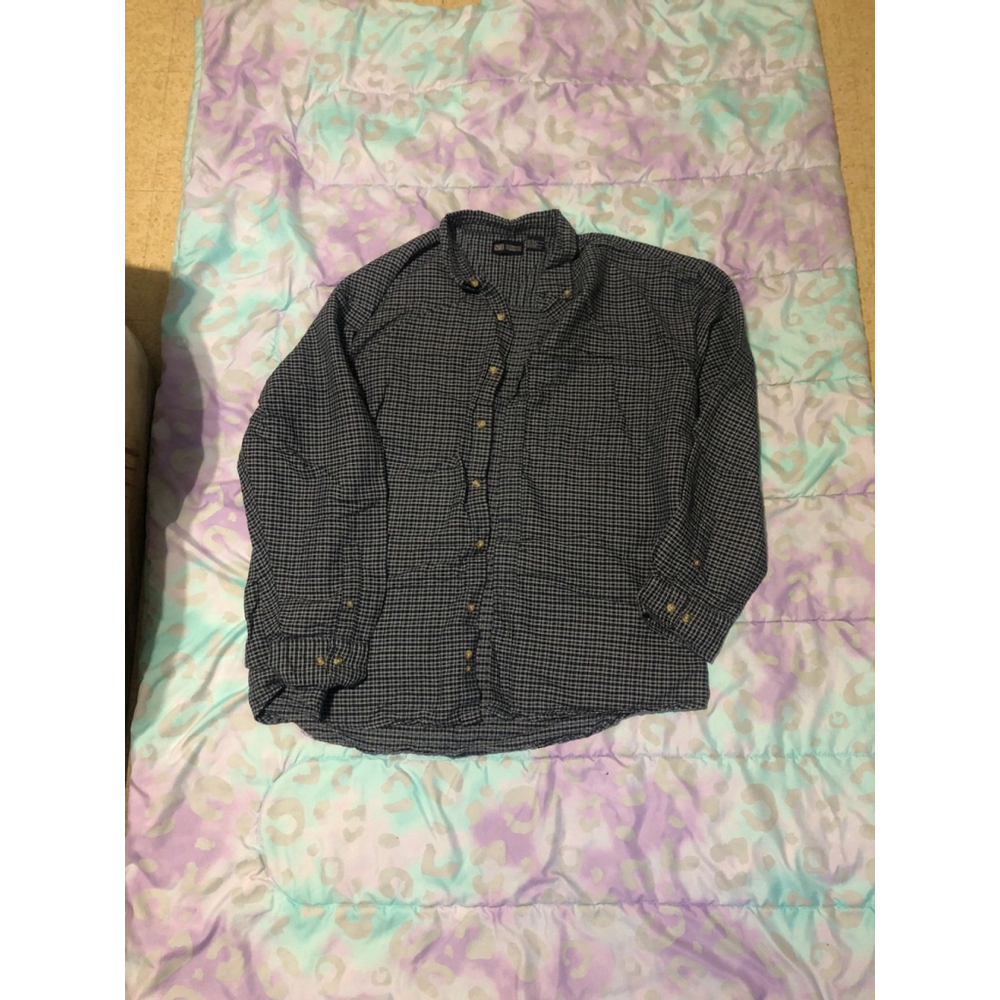 Men's Button-Up Plaid Shirt